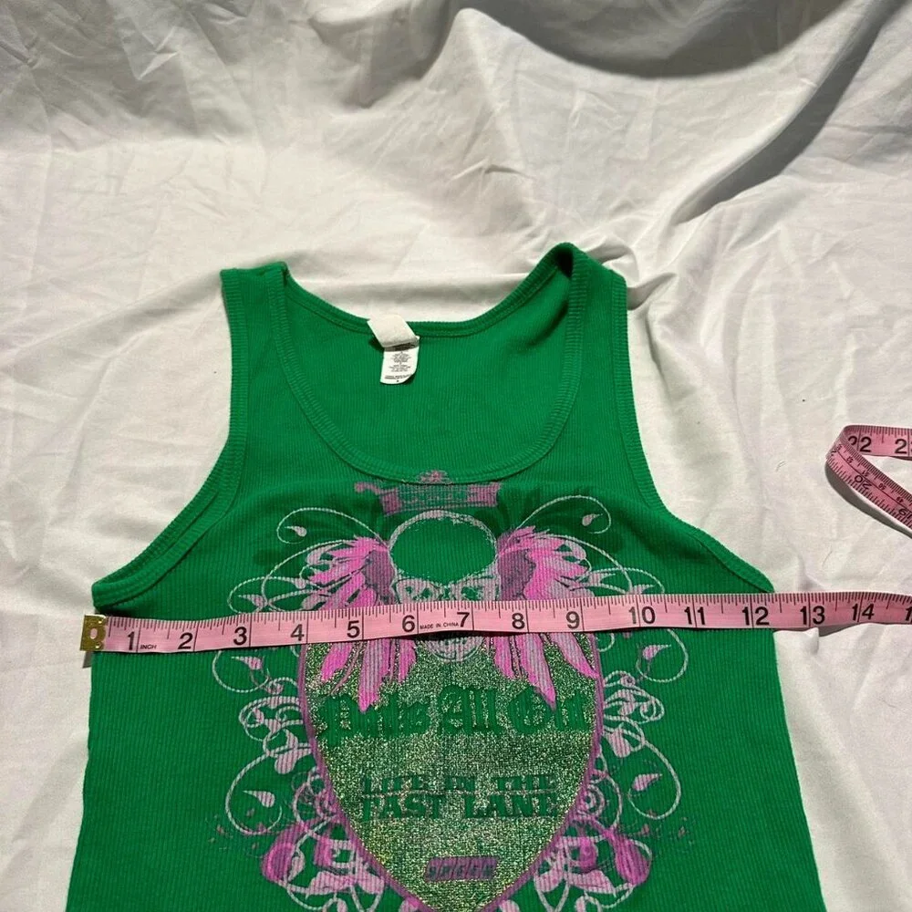 graphic biker tank - Picture 3 of 5